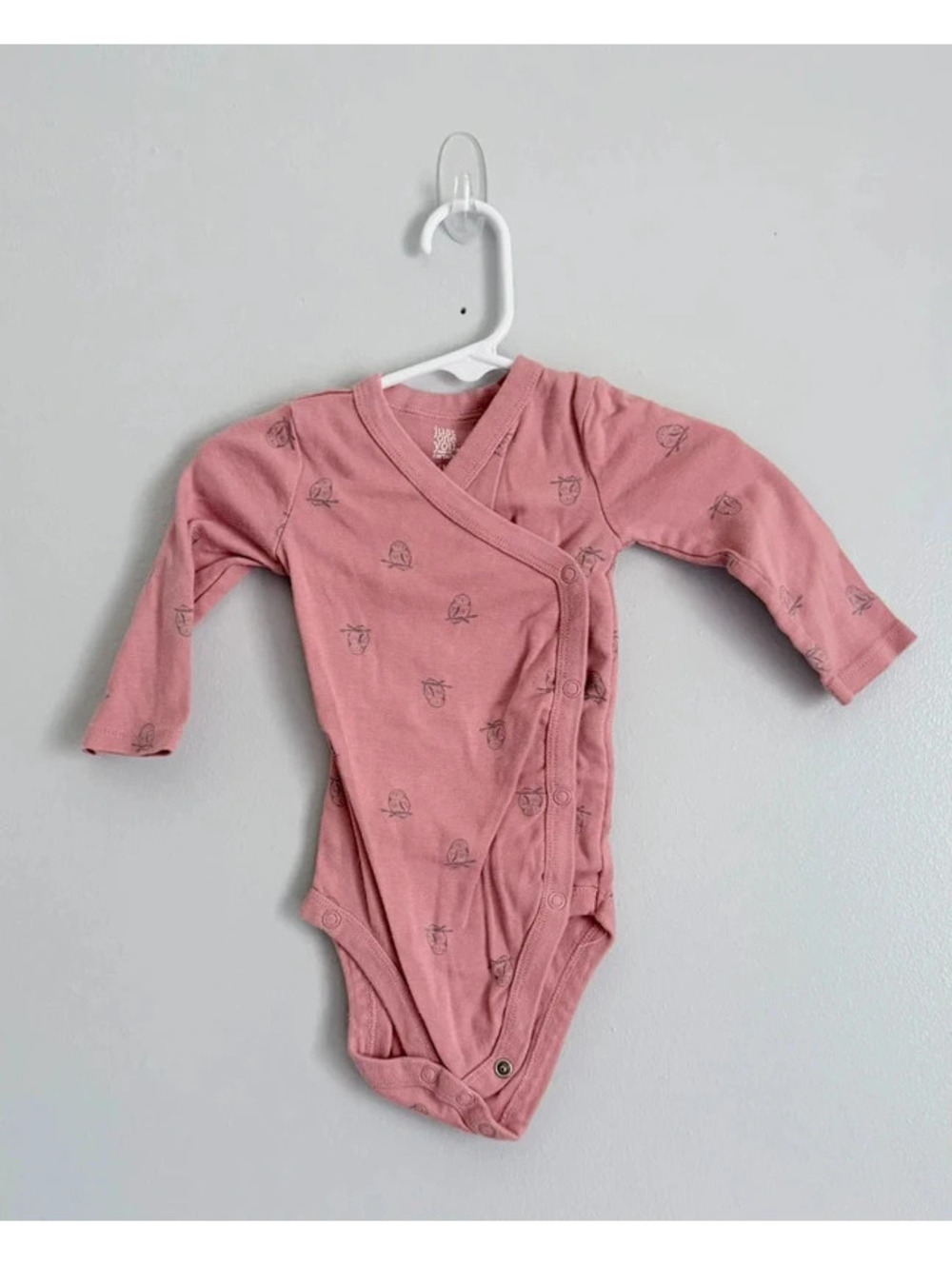 Carter’s Just One You Coral Owl Wrap Bodysuit 6M VGUC